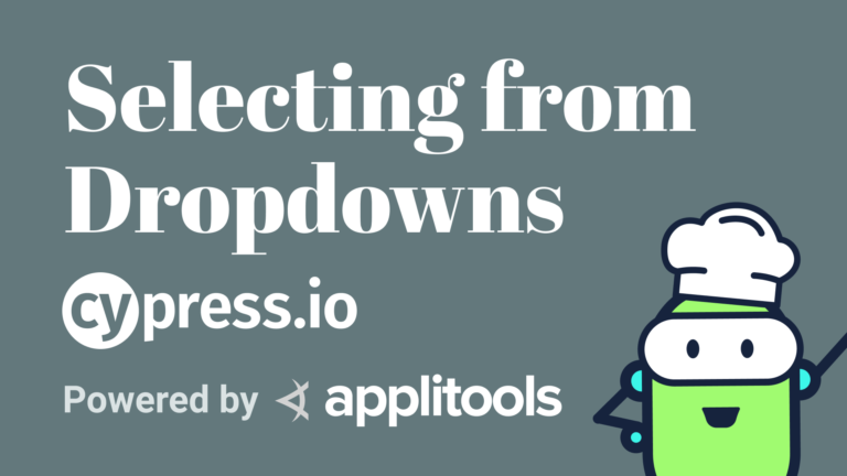Cypress - Select from Dropdown