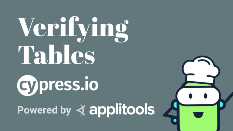 Cypress - Table