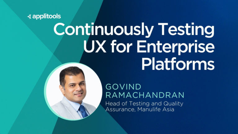 Continuously Testing UX for Enterprise Platforms